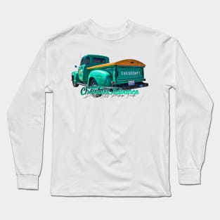 1954 Chevrolet Advance Design 3100 Pickup Truck Long Sleeve T-Shirt